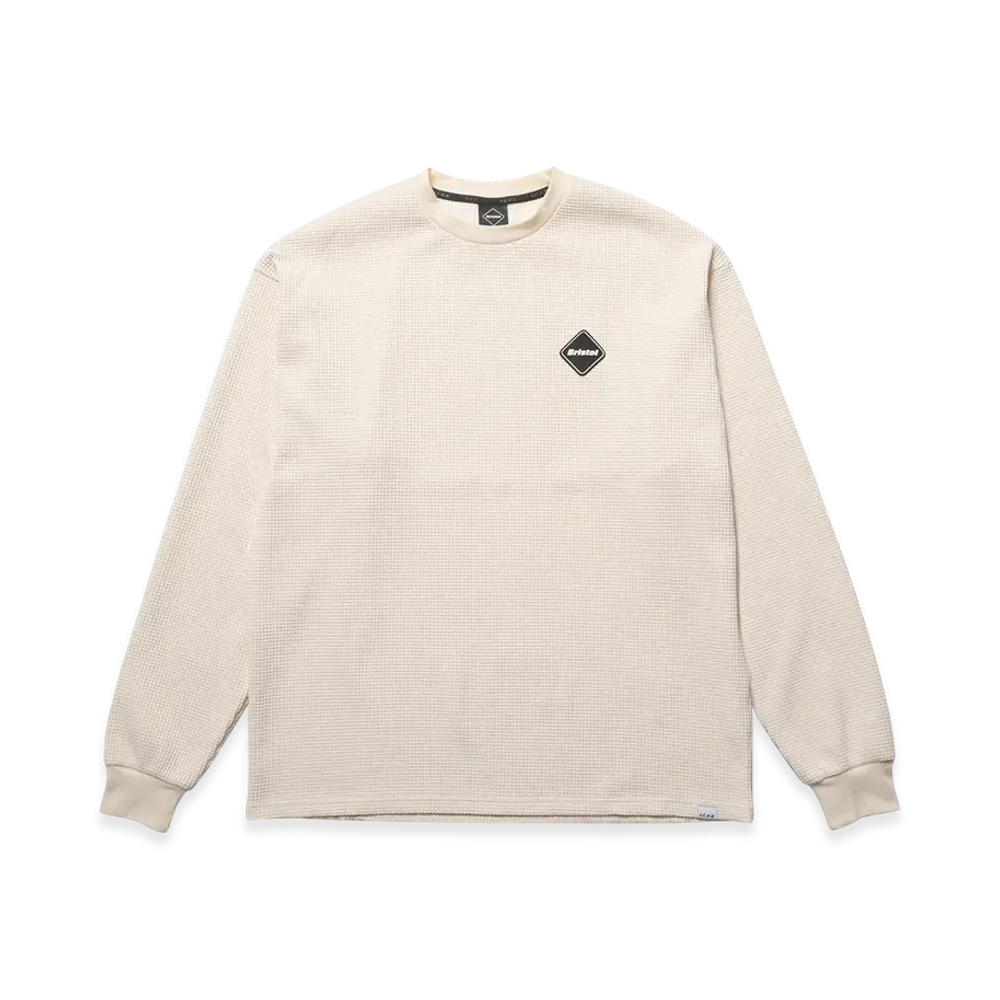 F.C.Real Bristol Tech Waffle Lounge Top "Off White"