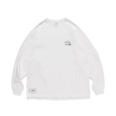 WTAPS Protected By / LS / Cotton "White"