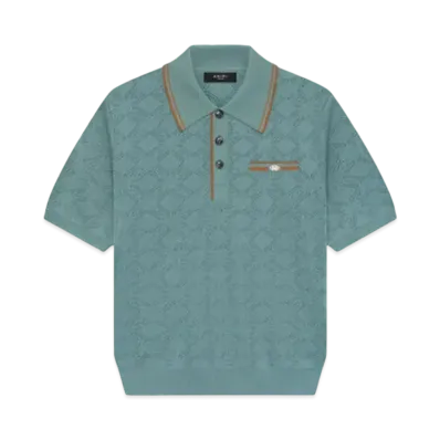 AMIRI Ma Mesh Polo AMIRI "Marine"