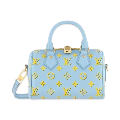 Louis Vuitton Speedy Bandouliere 20 Monogram "Baby Blue"