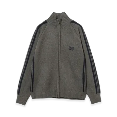 NEEDLES x BEAMS Mohair Track Jacket "Gray/Navy"