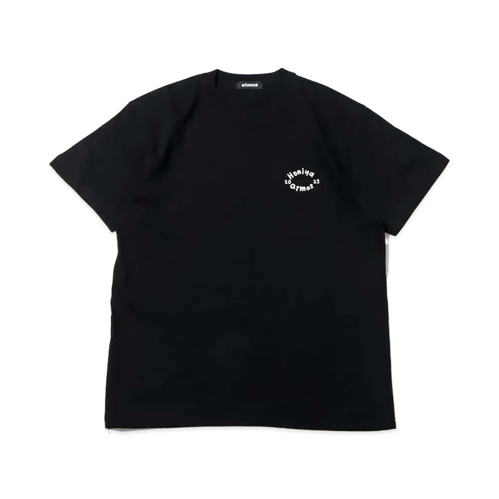 atmos x HONIYA Earth Globe T-shirts "Black"