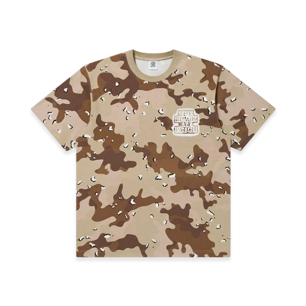 BlackEyePatch Sprayed OG Label Tee "Desert Camo"
