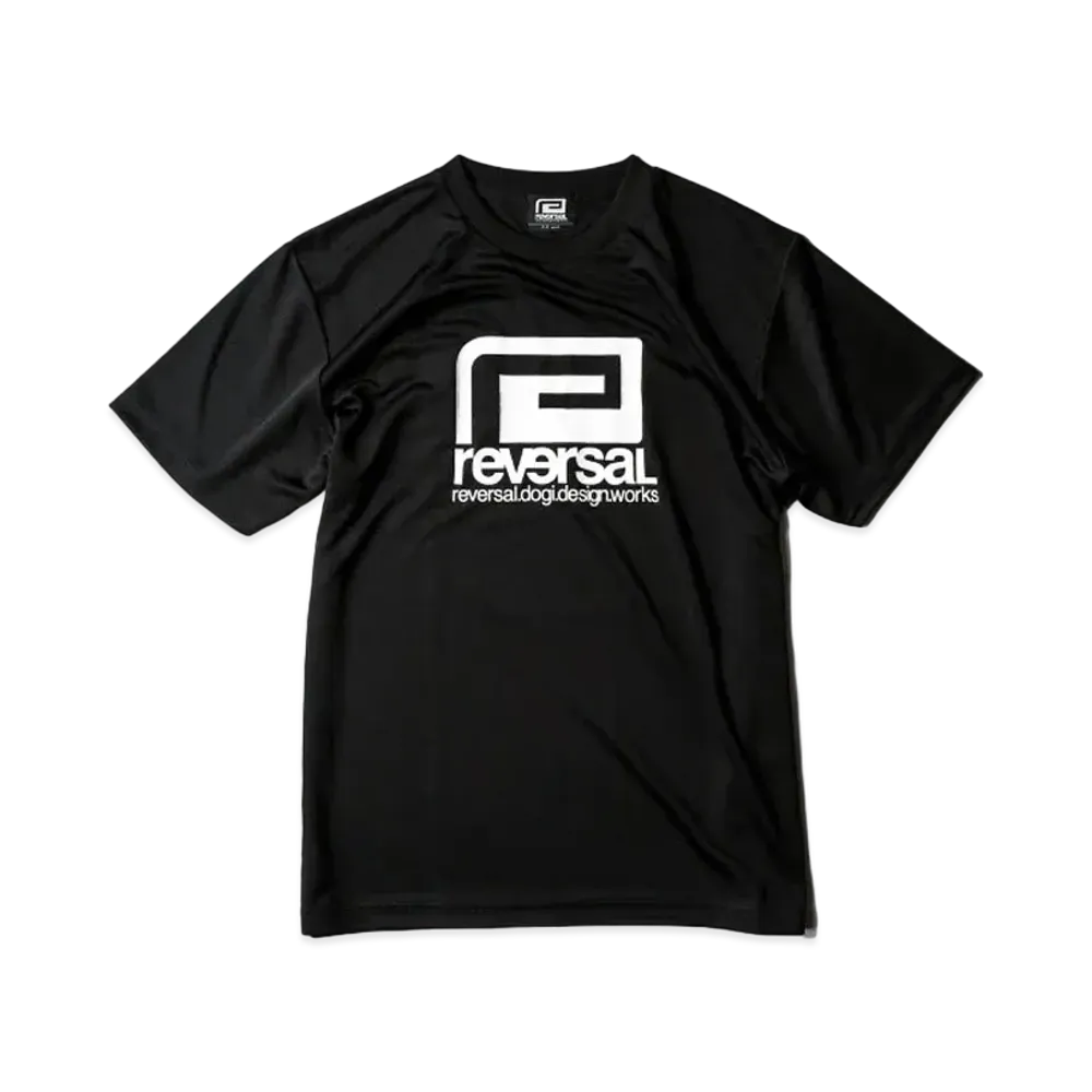 Reversal Big Mark Dry Mesh Tee "Black"