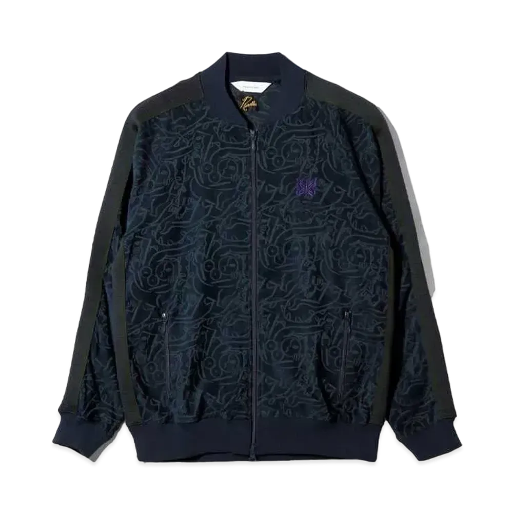 Needles x Sasquatchfabrix. R.C. Track JK Cubism Love & Peace "Navy"