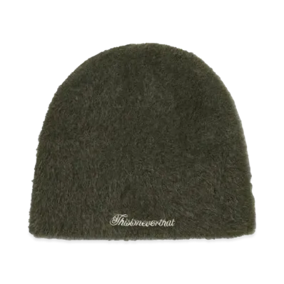 thisisneverthat Shaggy No Cuff Beanie "Olive"