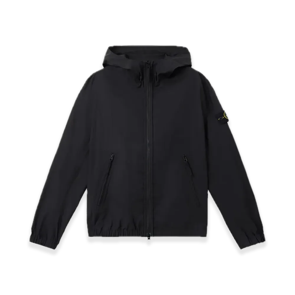 Stone Island 4100079 Supima Cotton Canvas Non-Aqueous Dyeing Technology "Black"