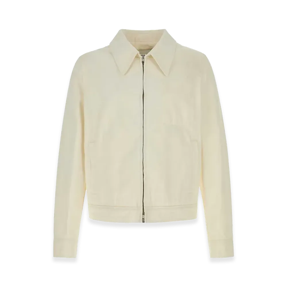 AMI PARIS Denim Jacket "Ivory/White"