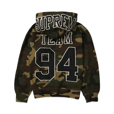 Supreme Team 94 Hooded Sweatshirt "Camo"