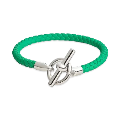 Hermes Glenan H Bracelet "Mint/Palladium"