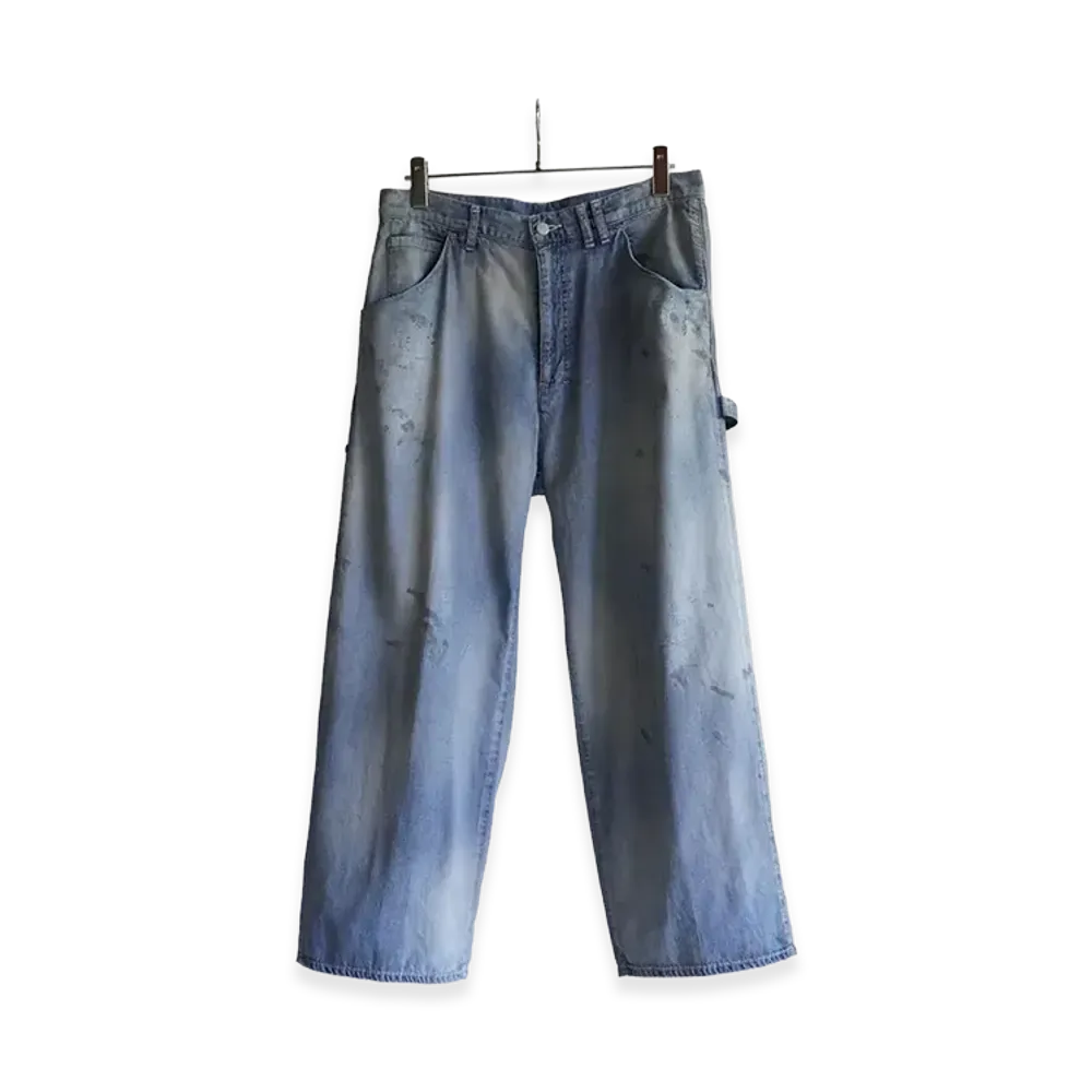 ANCELLM Aging Painter Pants "Indigo"
