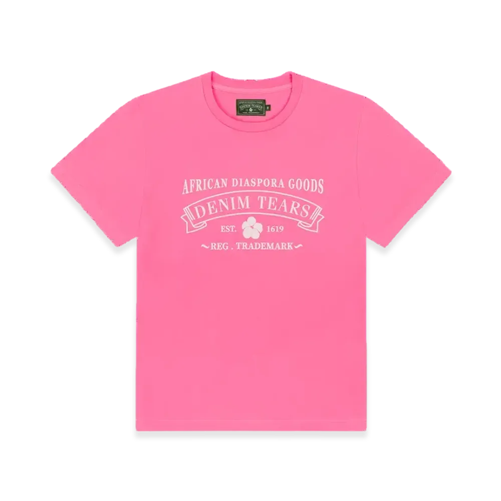 DENIM TEARS ADG Tee "Pink"