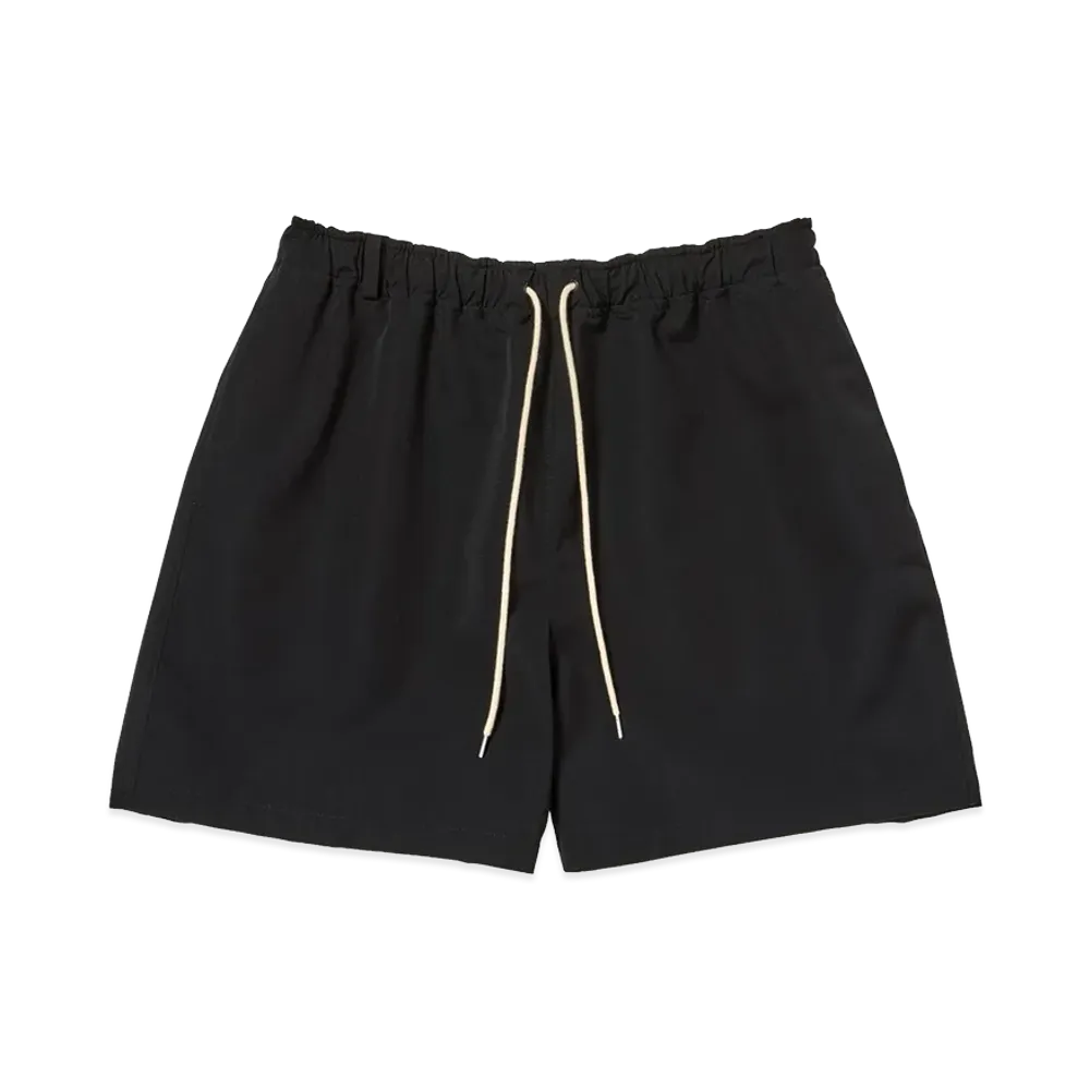 AURALEE Wool Max Canvas Shorts "Black"