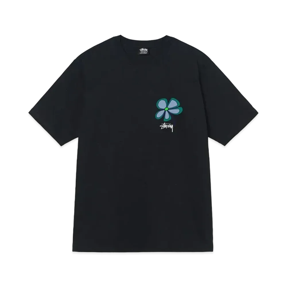 Stussy Flower Tee "Black"