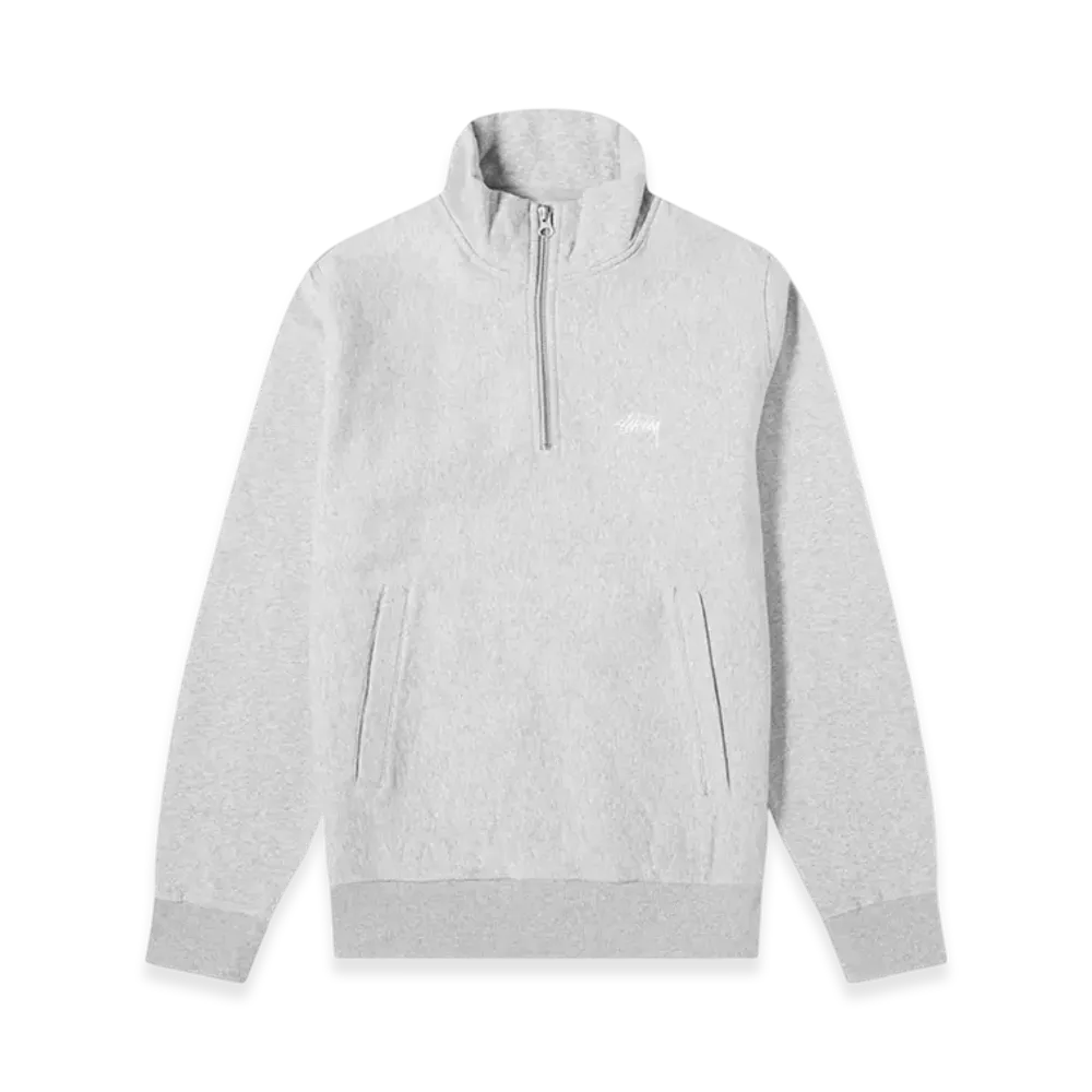 Stussy Stock Logo Mock "Grey Heather"