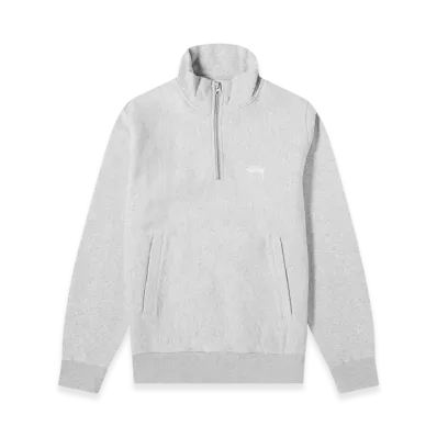 Stussy Stock Logo Mock "Grey Heather"