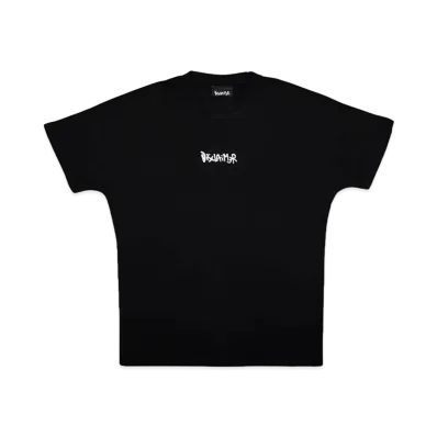 DISCLAIMER MAGLI UOMO IN JERSEY "NERO/ST.BIANCA"