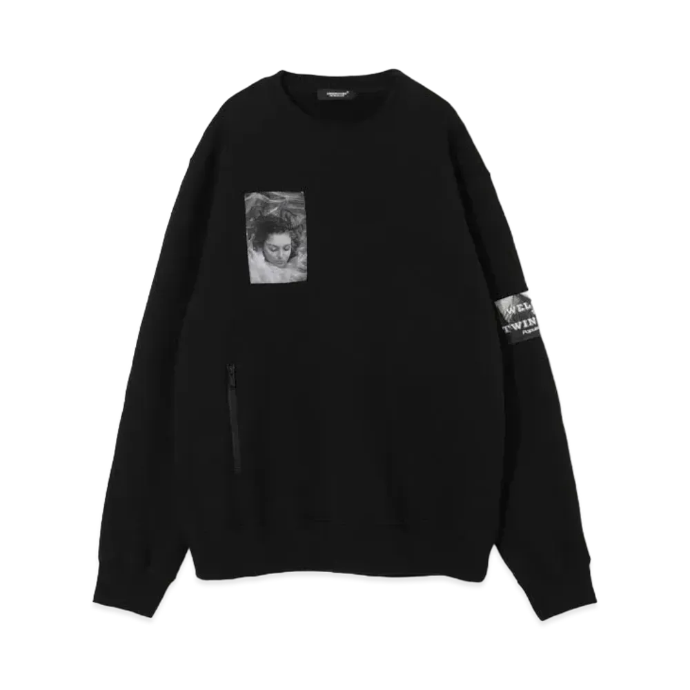 UNDERCOVER Twin Peaks Cotton Fleece Sweatshirt Pullover "Black"