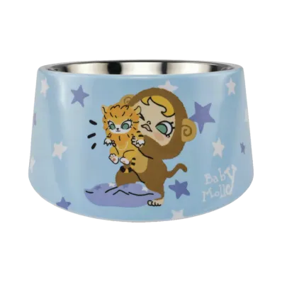 POP MART Baby Molly & Baby Tabby Series-Pet Bowl Twinkle