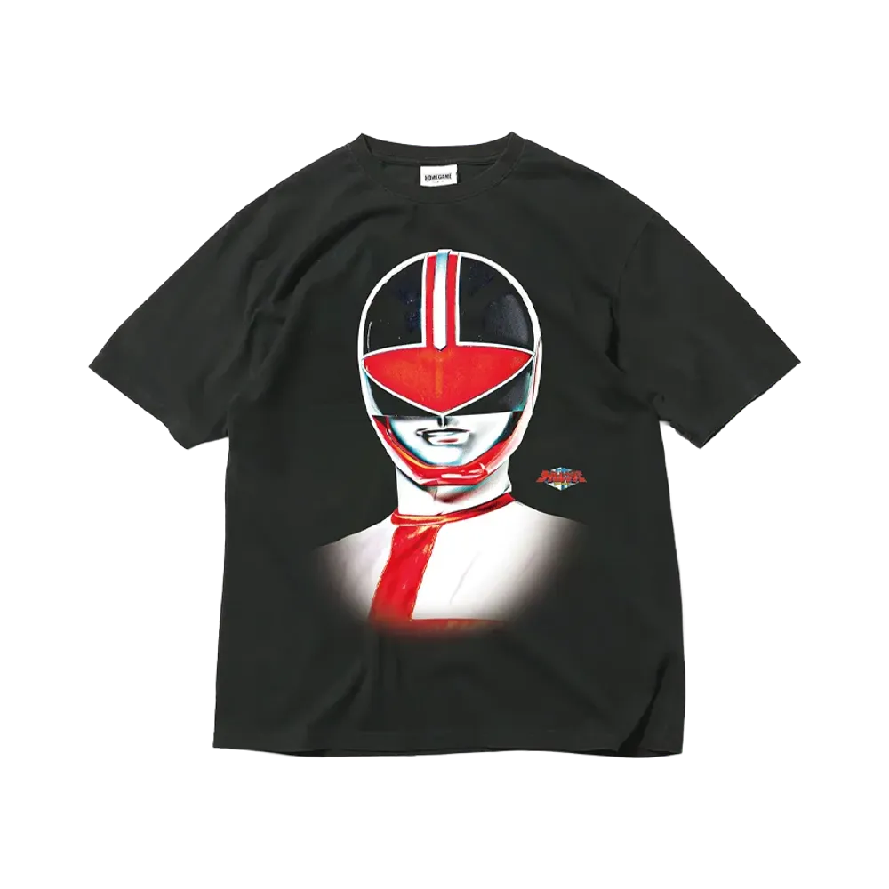 スーパー戦隊 x HOMEGAME \ 2000 タイムレッド TEE "BLACK"