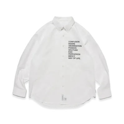 WTAPS BD 01 / LS / Ctpl. Oxford. RF "White"