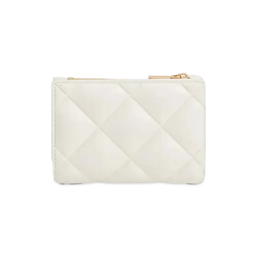 CHARLES & KEITH Gemma Quilt Card Holder "White"