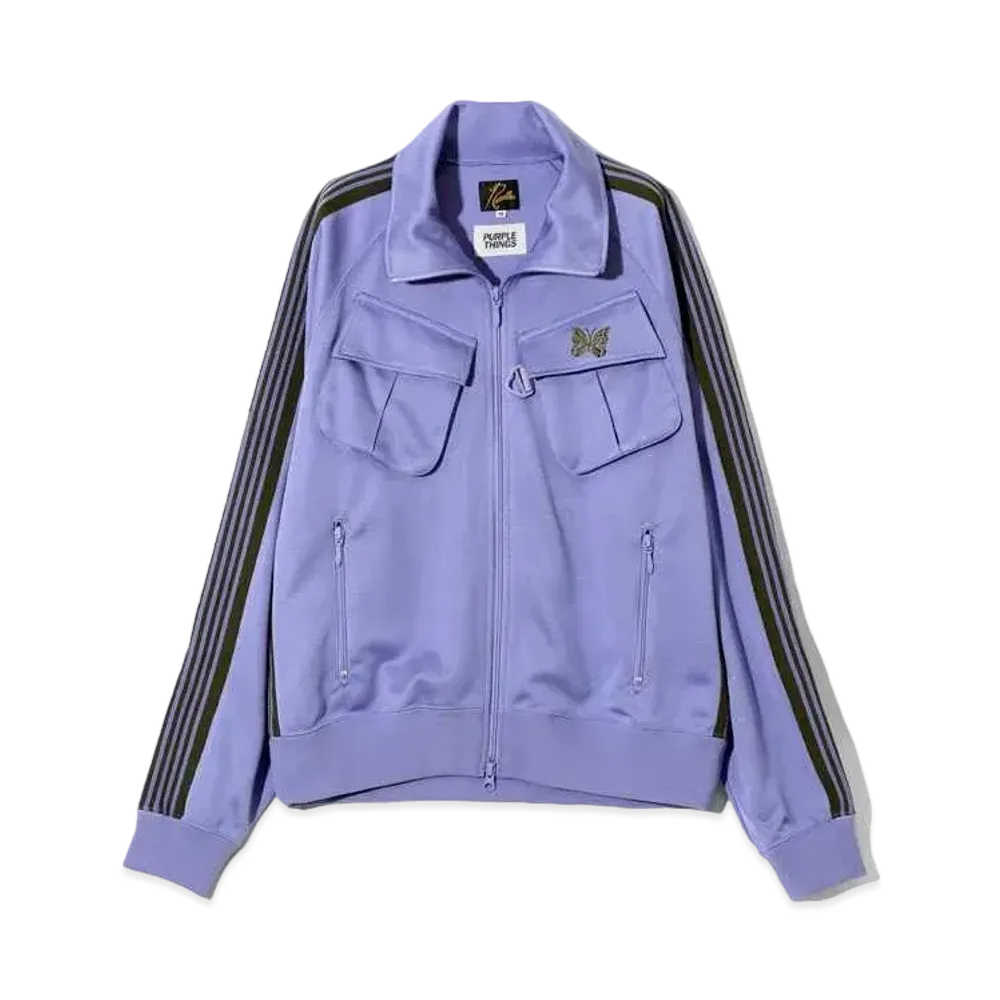 Needles x PURPLE THINGS Track Jacket - BDU / Poly Smooth "Purple"
