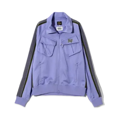 Needles x PURPLE THINGS Track Jacket - BDU / Poly Smooth "Purple"