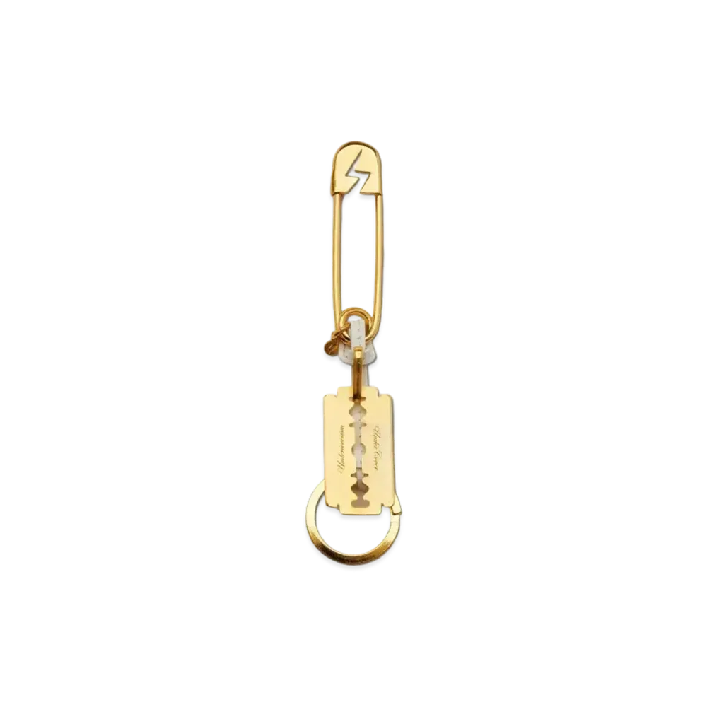 UNDERCOVER Brass Safety Pinky Ring "White/Gold"