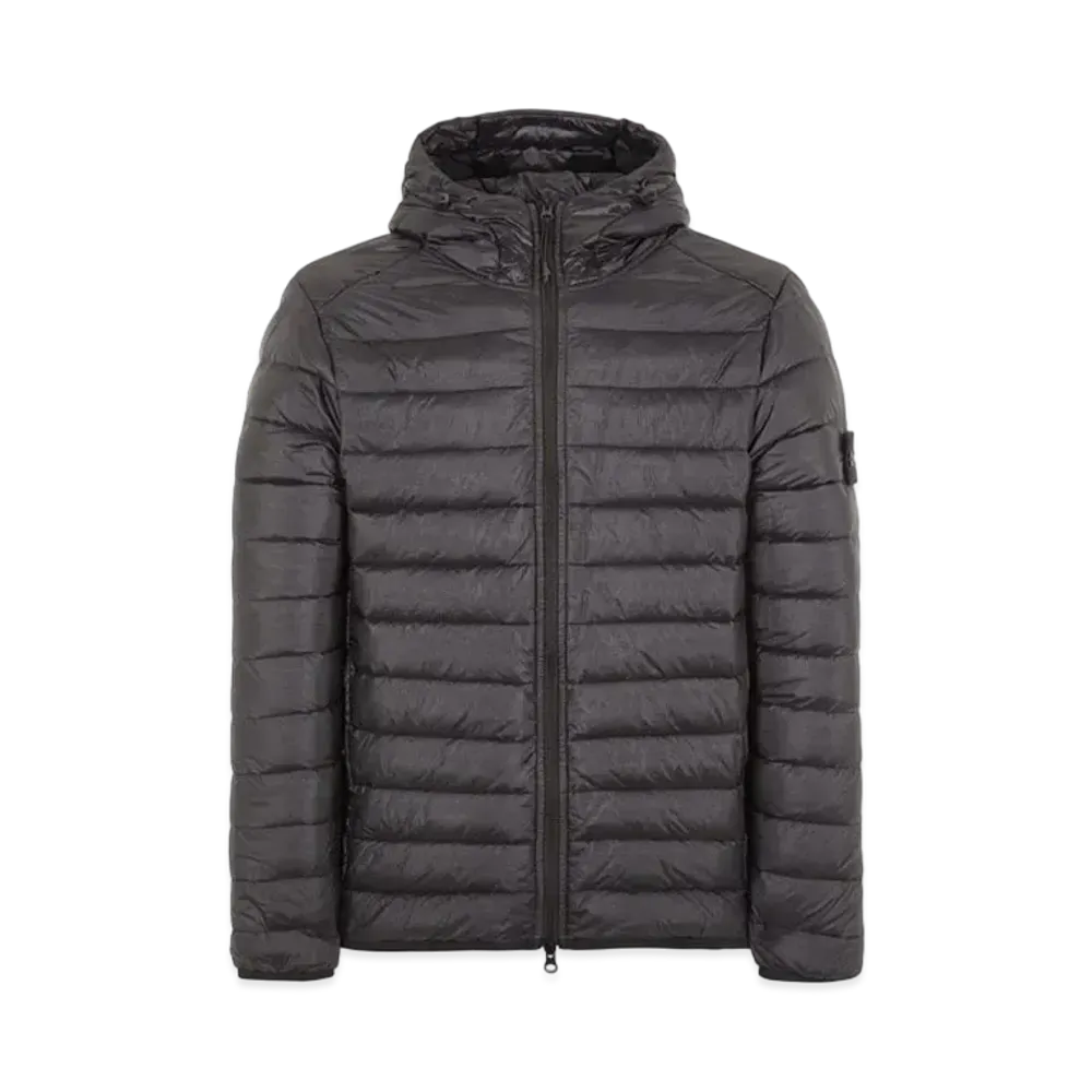 Stone Island 40124 Loom Woven Chambers R-Nylon Down-TC "Black"