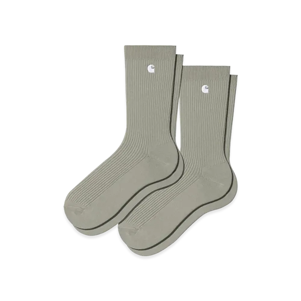 Carhartt WIP Madison Pack Socks "Shady Green/White Green"