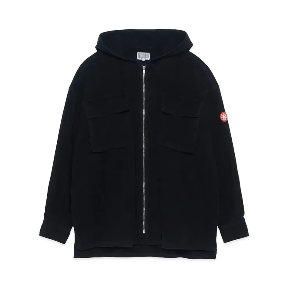 Cav Empt (C.E) HOOD ZIP SHIRT JACKET "Black"