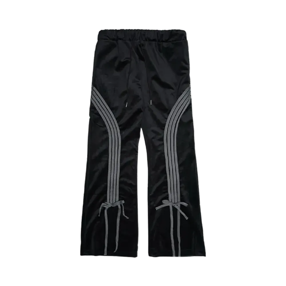HTH velor track pants "BLACK"