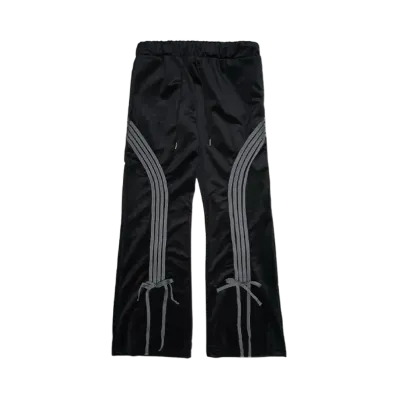 HTH velor track pants "BLACK"