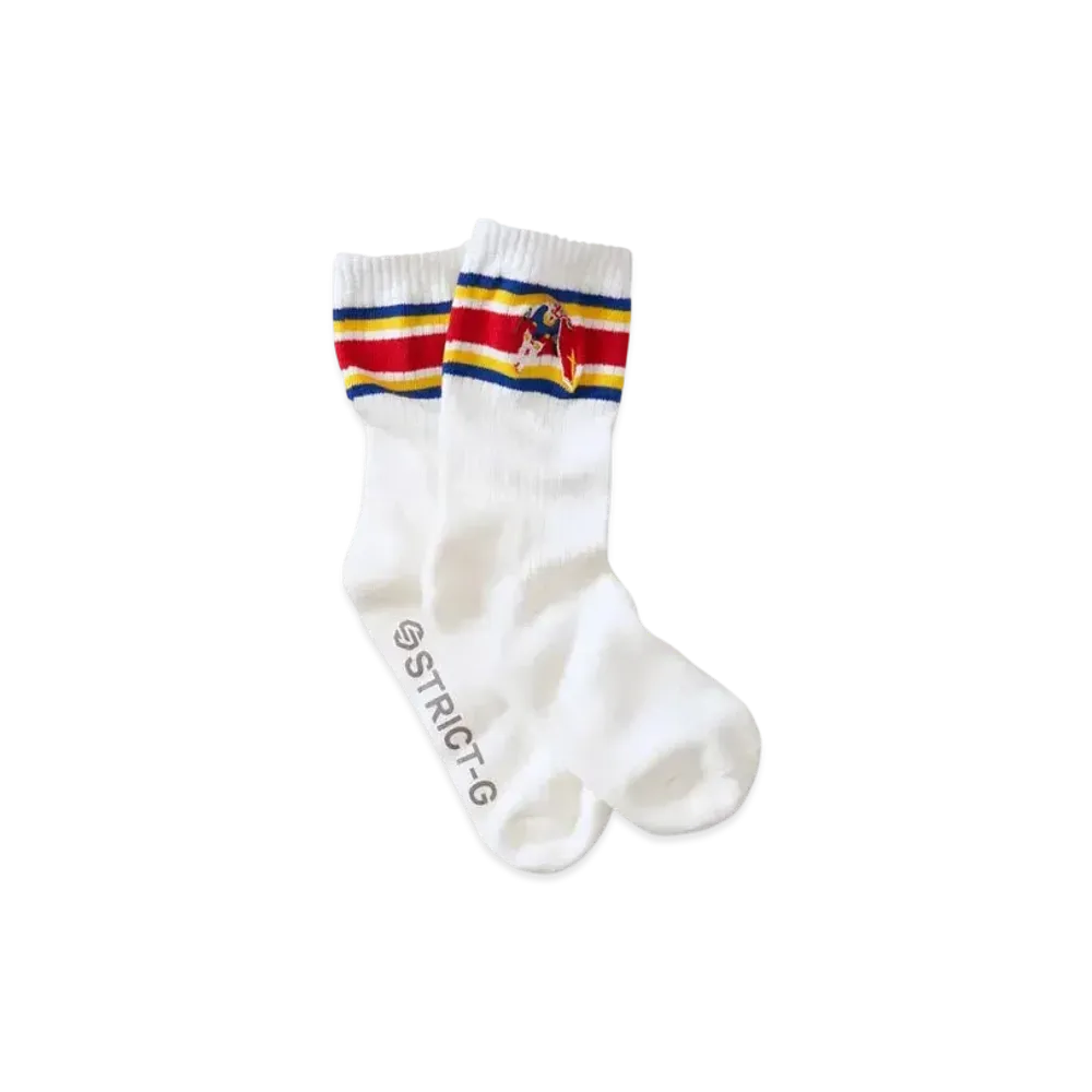 graniph x STRICT-G/Mobile Suit Gundam Middle Socks "White"
