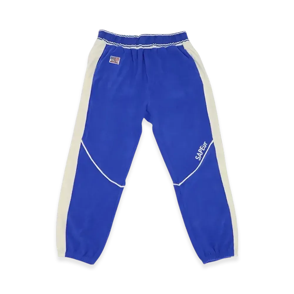 SAPEur 2028 Los Angeles Pile Jersey Pants "Blue"