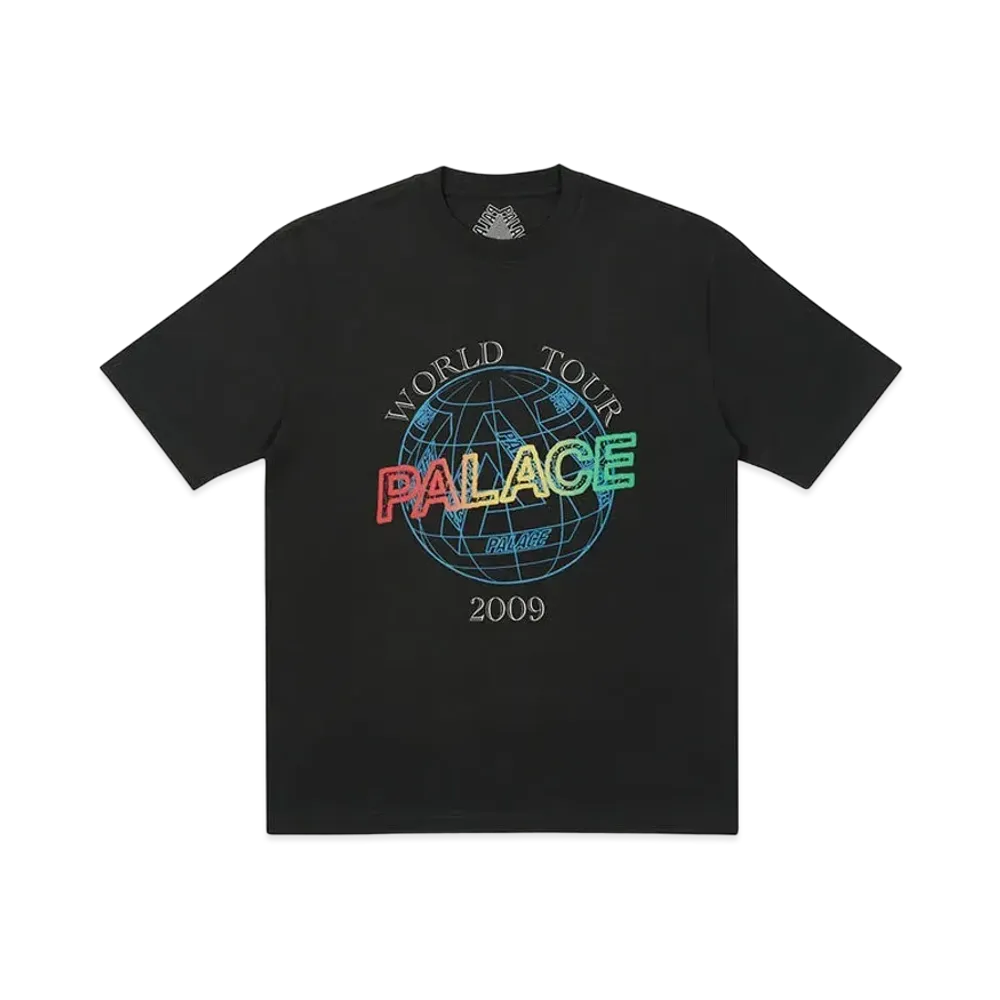 PALACE WORLD TOUR T-SHIRT "Black"