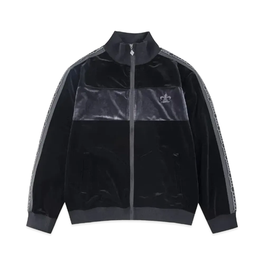 SUPPLIER Velvet Track Jacket "Black"