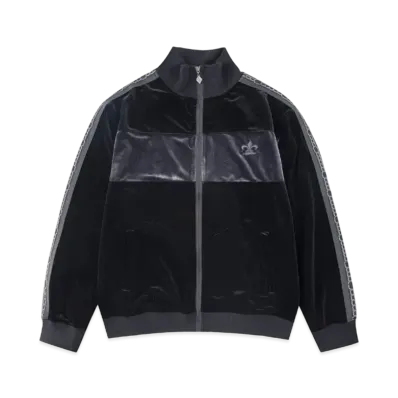 SUPPLIER Velvet Track Jacket "Black"