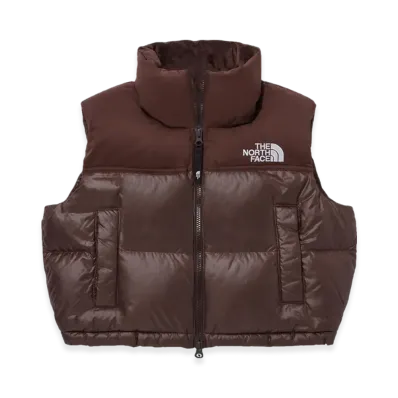 The North Face White Label Novelty Nuptse Down Vest (W) "Brown"