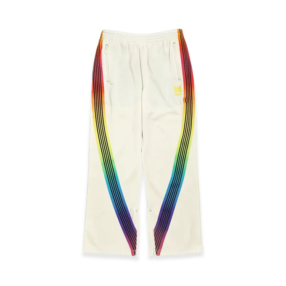 NEEDLES Zipped Track Pant - Twist Tape "Off White"