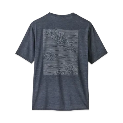 Patagonia Men's Cap Cool Daily Graphic Shirt "Smolder Blue"
