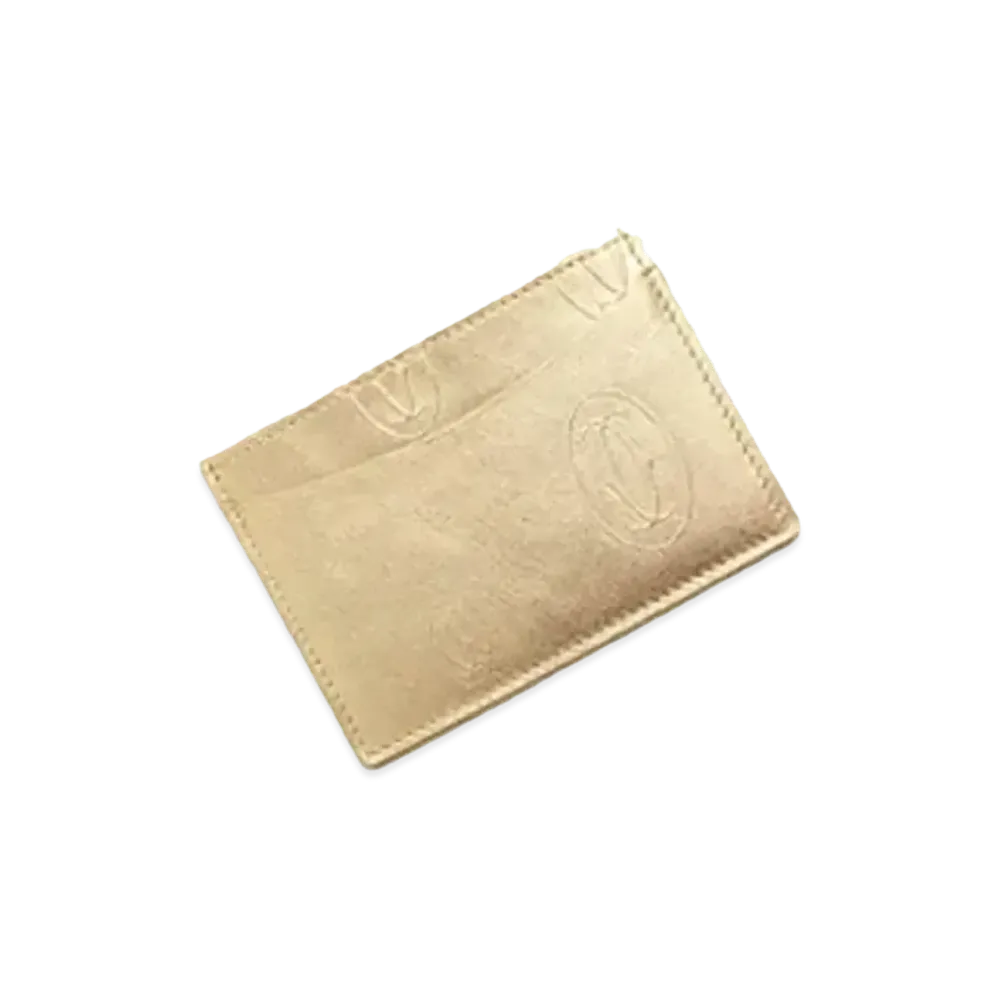 Cartier Happy Birthday Card Case ”Gold”