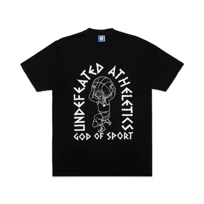 UNDEFEATED GOD OF SPORT S/S TEE - 80262 "Black"