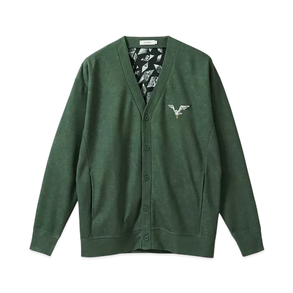 graniph x Attack On Titan Eren Yeager Double Face Cardigan "Green"