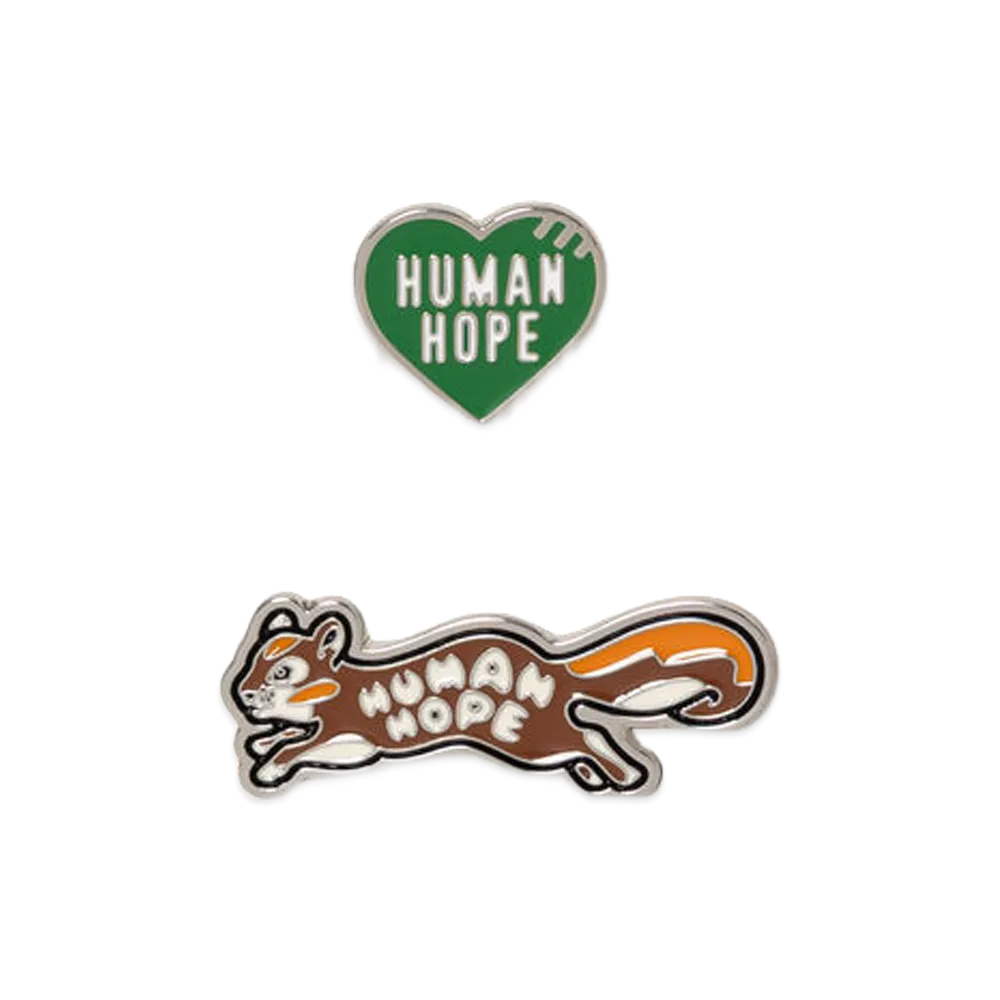 HUMAN MADE x j-hope of BTS HUMAN HOPE Pins "Green"