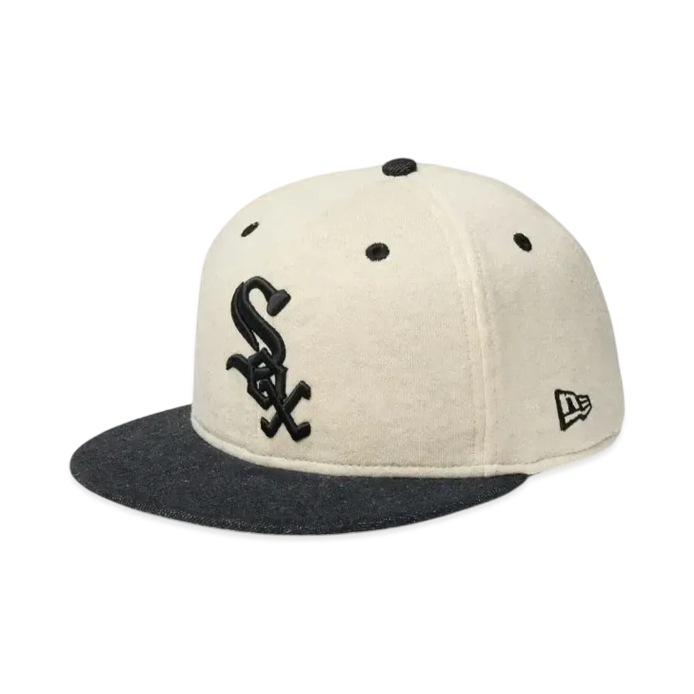NEW ERA 59Fifty MLB Oatmeal Heather Chicago White Sox "Oatmeal/Black"