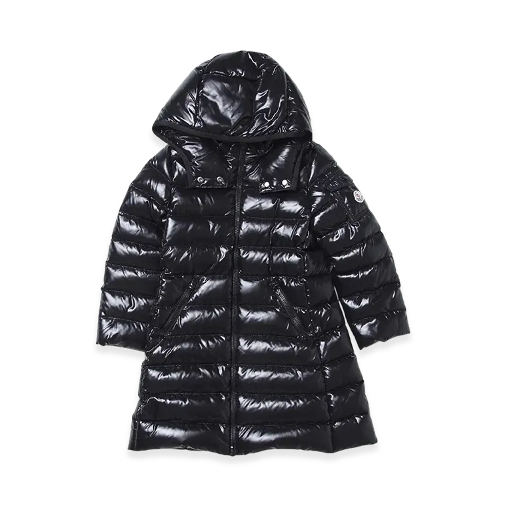 MONCLER Womens Moka Down Coat "Black"