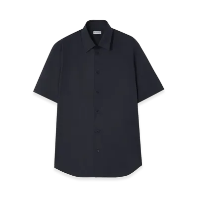 Burberry Cotton Shirt "Navy Black"