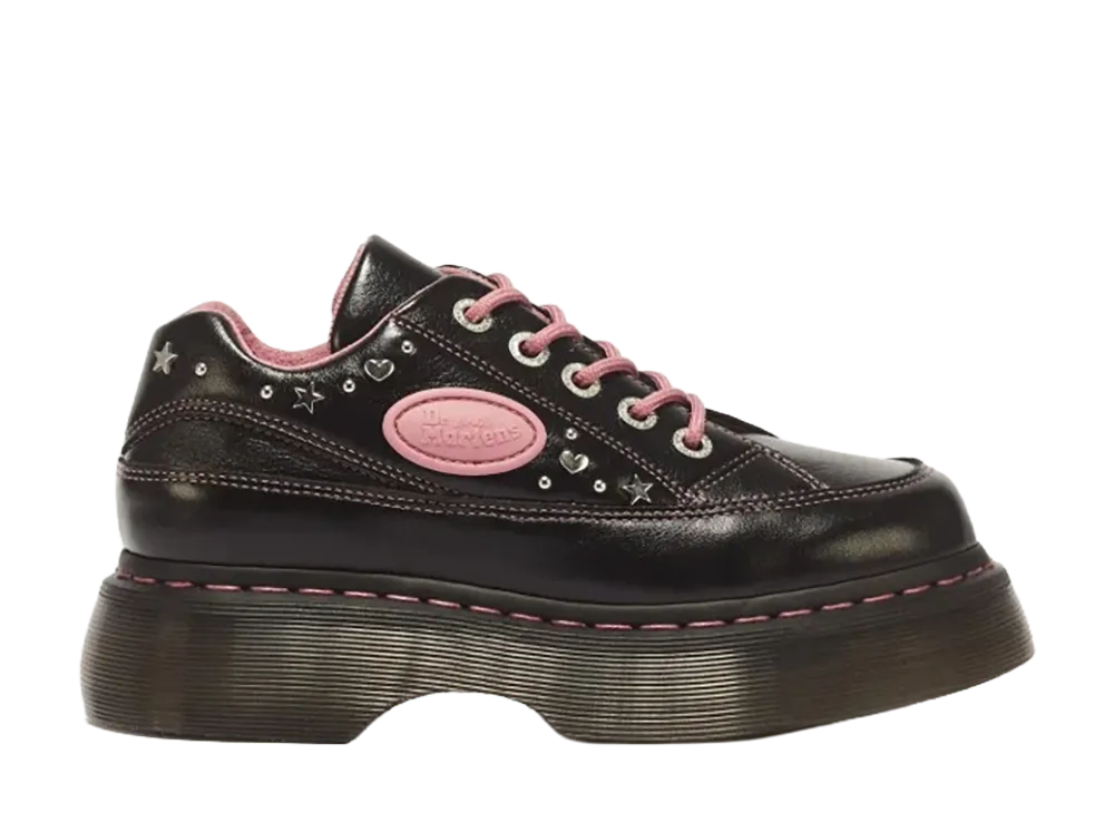 Dr.Martens Women's Buzz Hearts & Stars 5-Eye Shoe "Black"